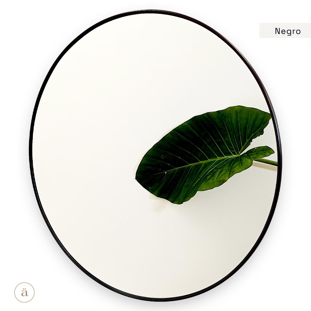 Espejo Karantina 50cm - Negro