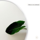 Espejo Karantina 80cm - Blanco con plateado