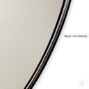Espejo Karantina 120cm - Negro con plateado