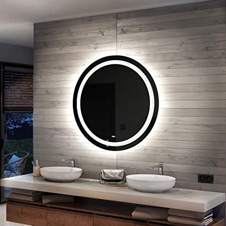 Espejo Cariklo con Luz Led 80cm